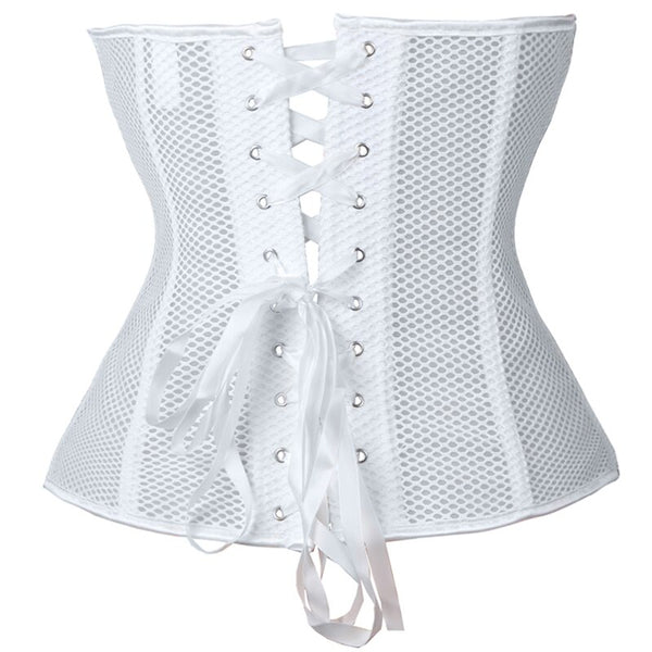 Waist Trainer Burlesque Mesh Corset