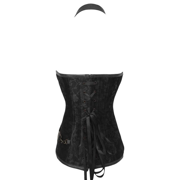 Waist Trainer Retro Burlesque Leather Corset