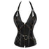 Waist Trainer Retro Burlesque Leather Corset