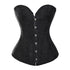 VASLANDA waist trainer Corset Women Steampunk Corselet Boned Overbust Bustier Gothic Clothing Body Shaper Espartilho